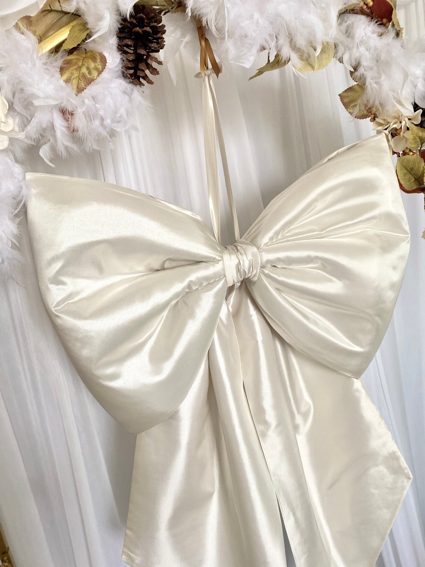 Padded Taffeta Large Bow