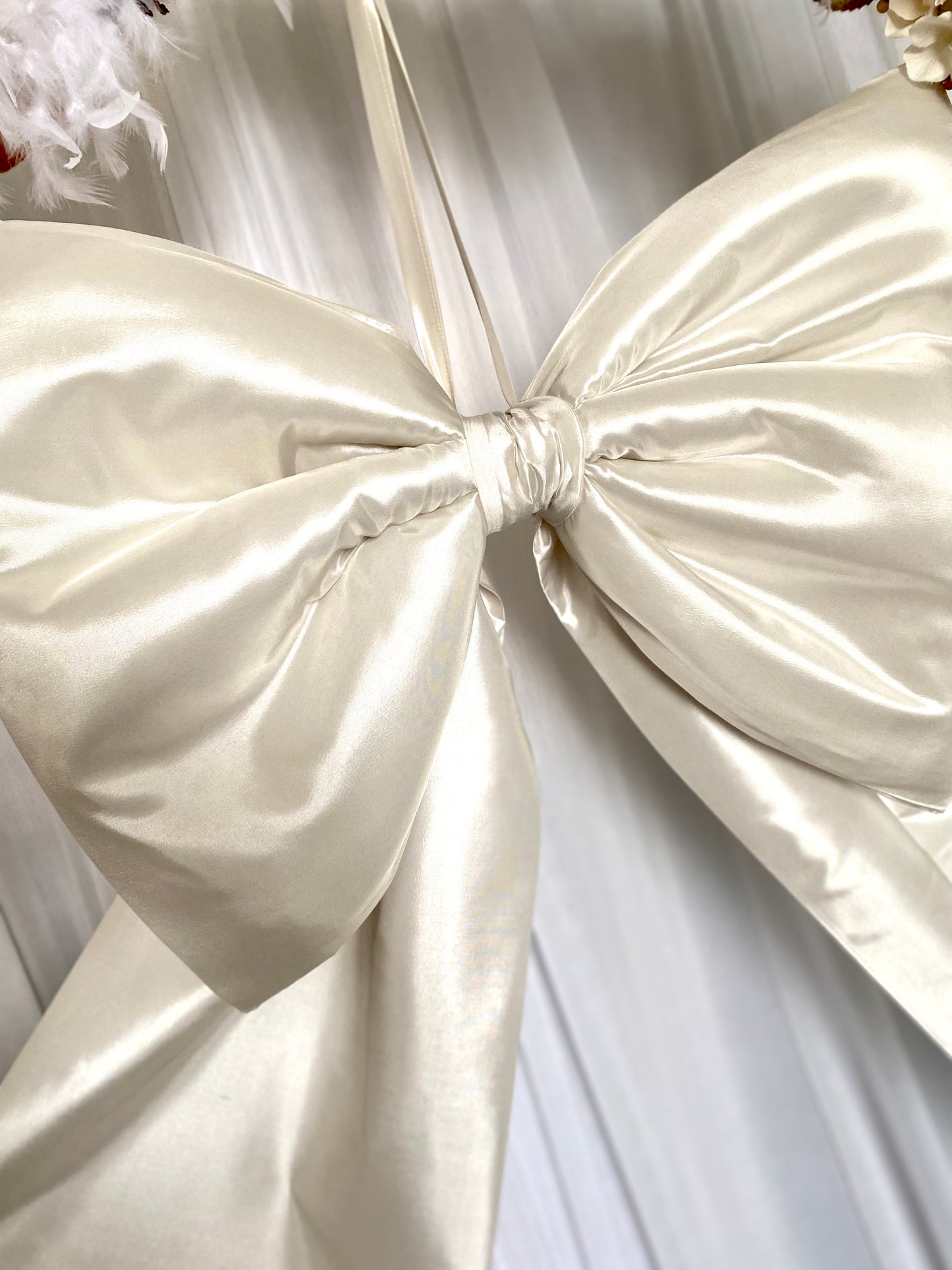 Padded Taffeta Large Bow