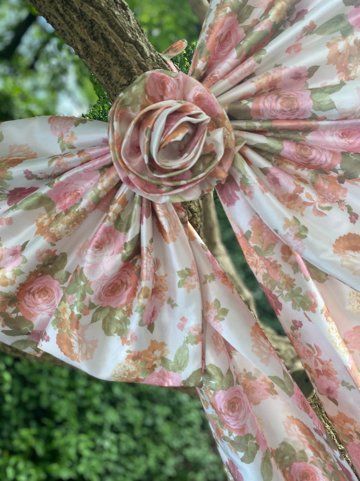 Floral Large Bow