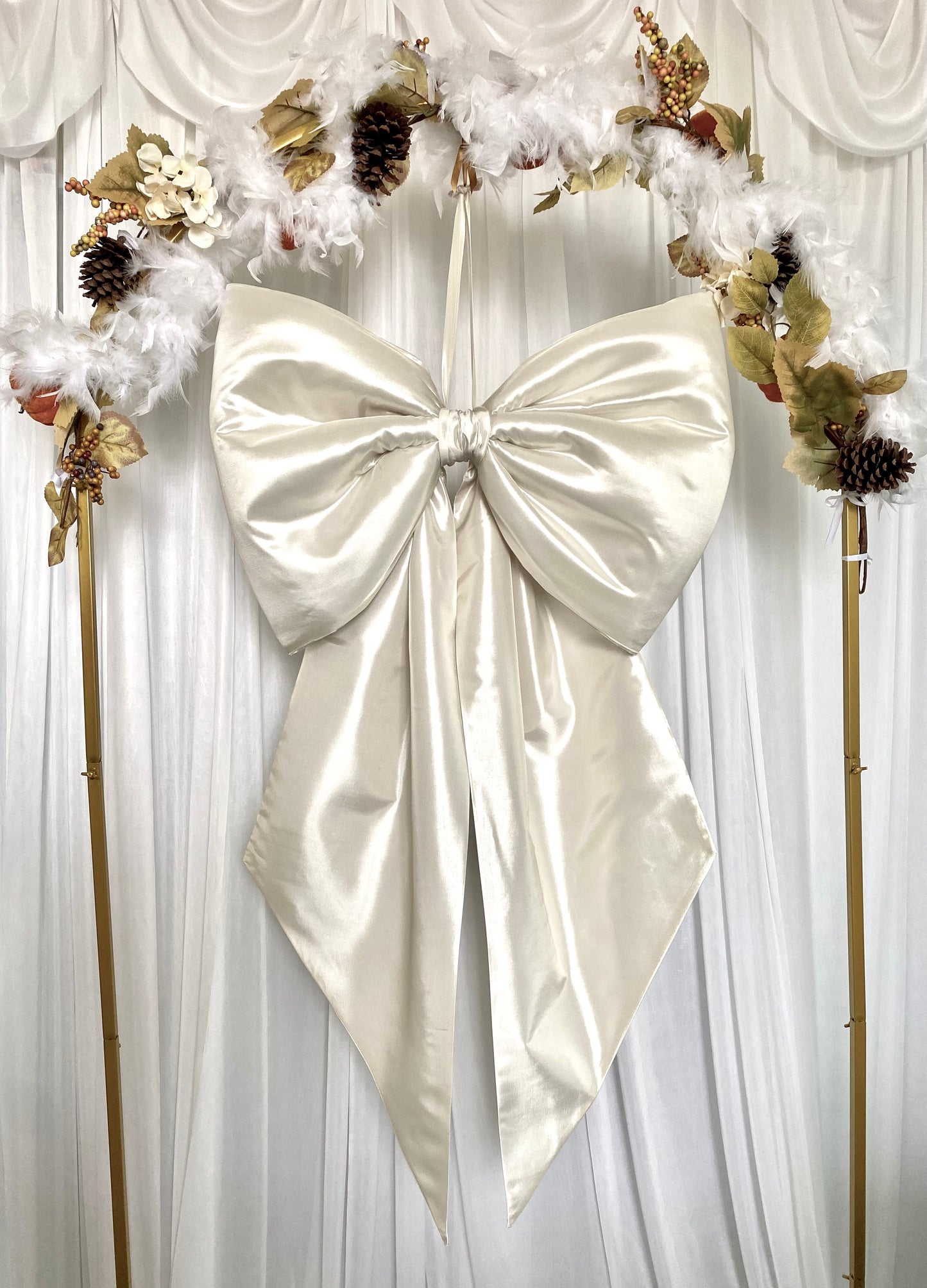 Padded Taffeta Large Bow