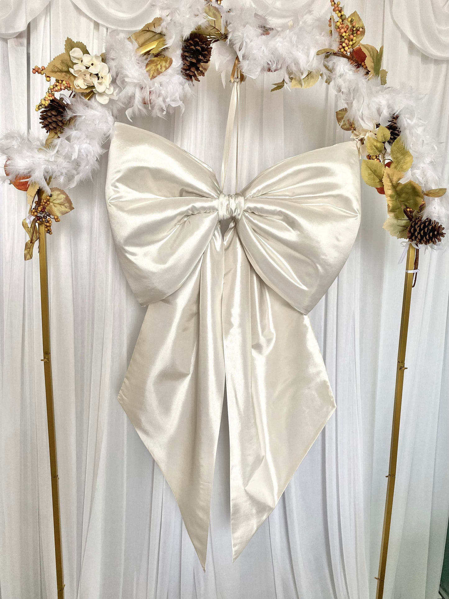 Padded Taffeta Large Bow