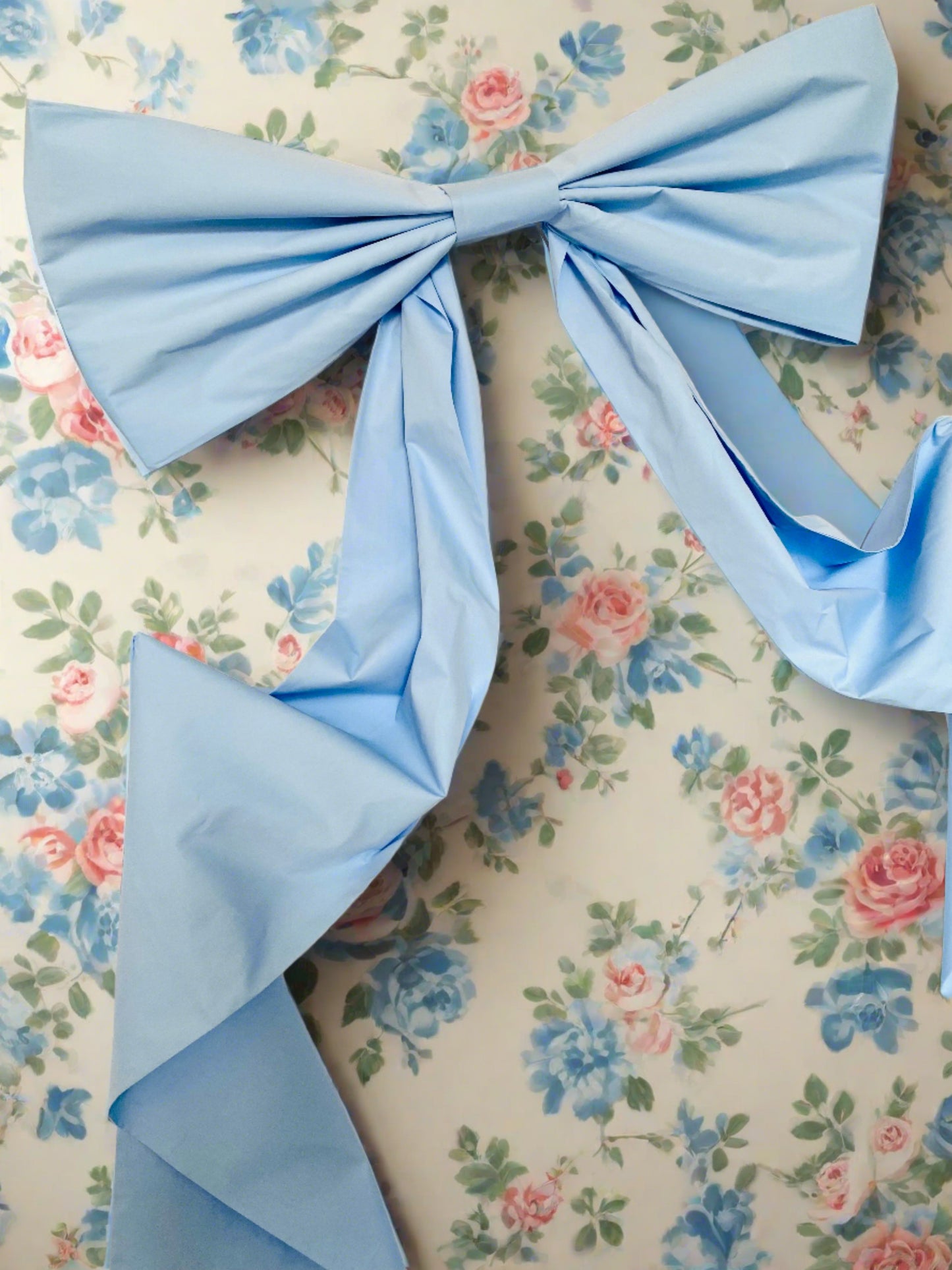 Baby Blue Wall Bow
