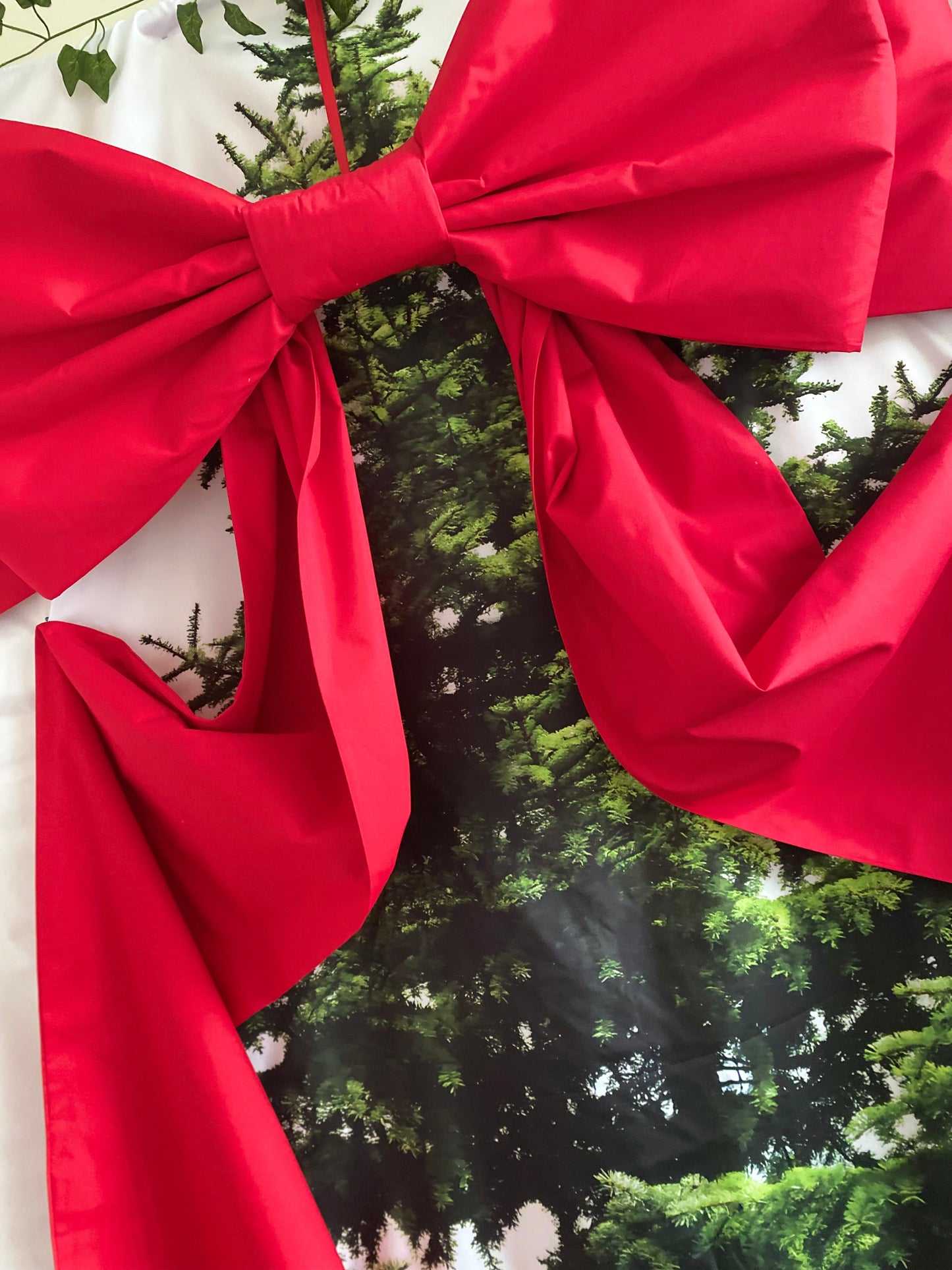 Red Double Wall Bow