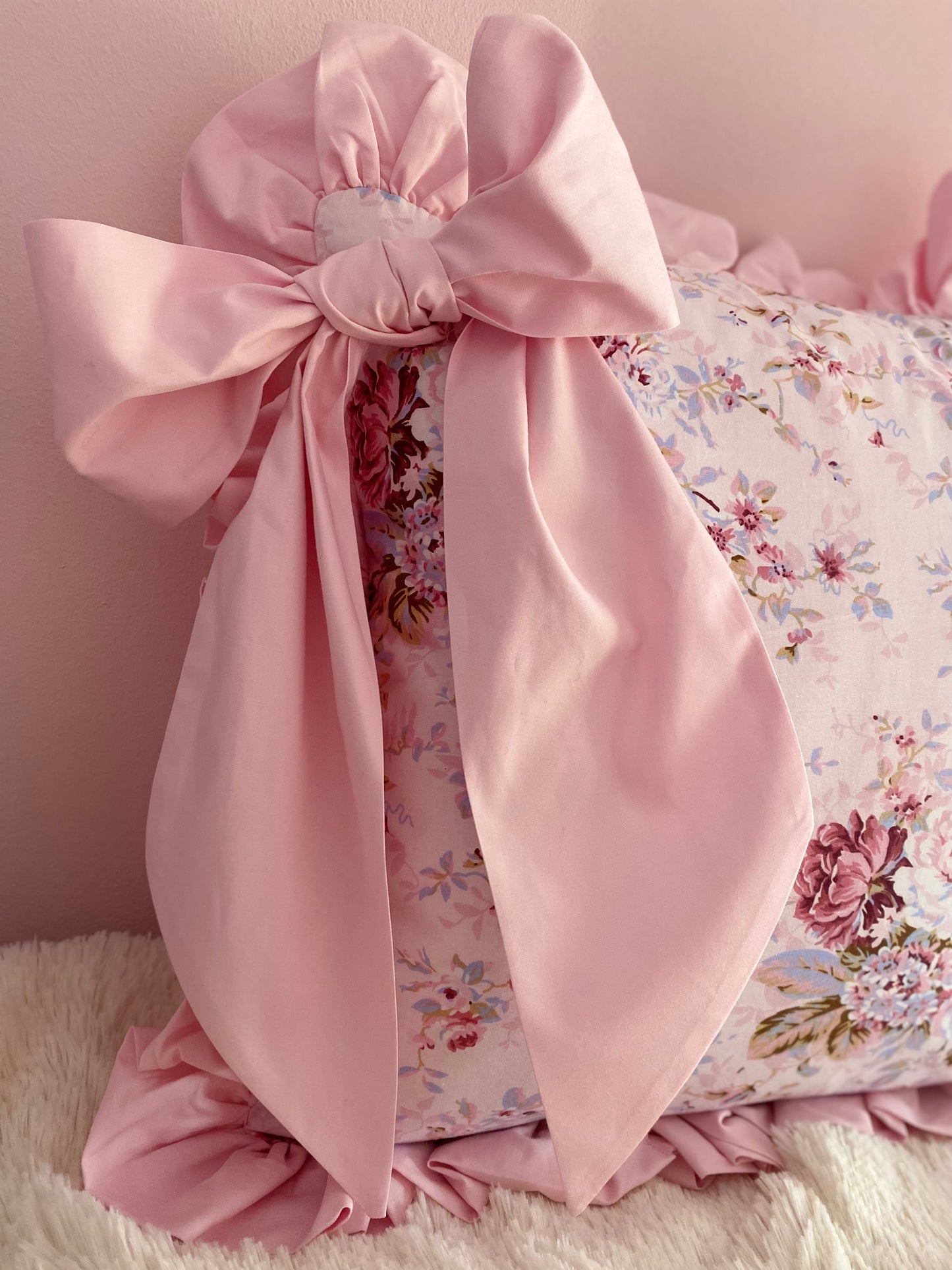 Floral Bow Cushion