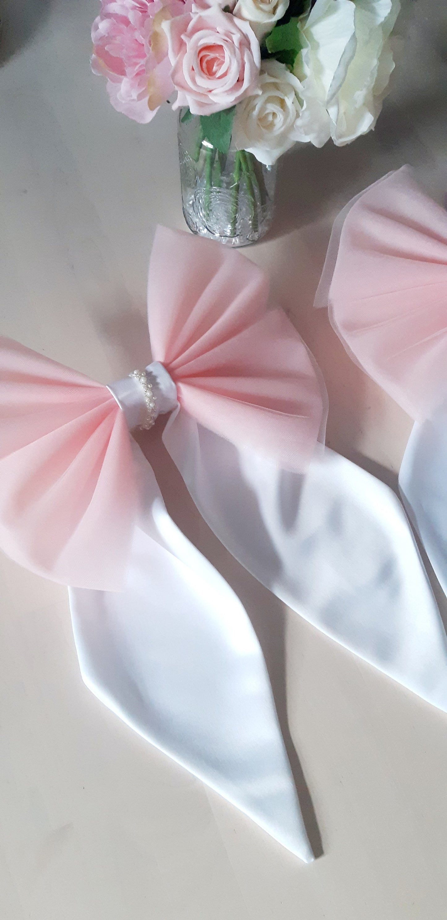 Beautiful TuTu Bow Curtain Tie Back Set