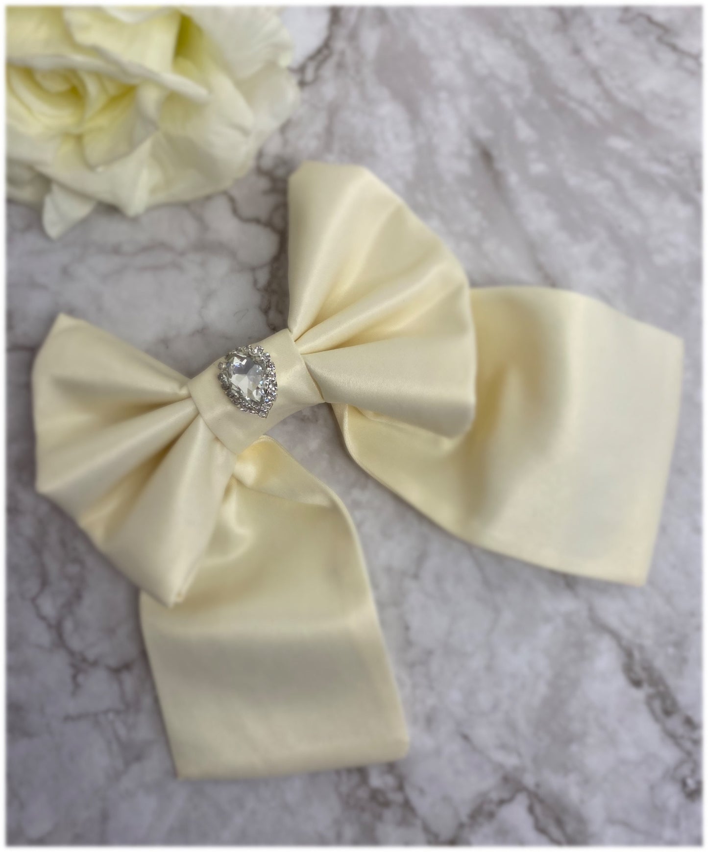 Duchess Satin Hair Bow/ Christmas tree bow