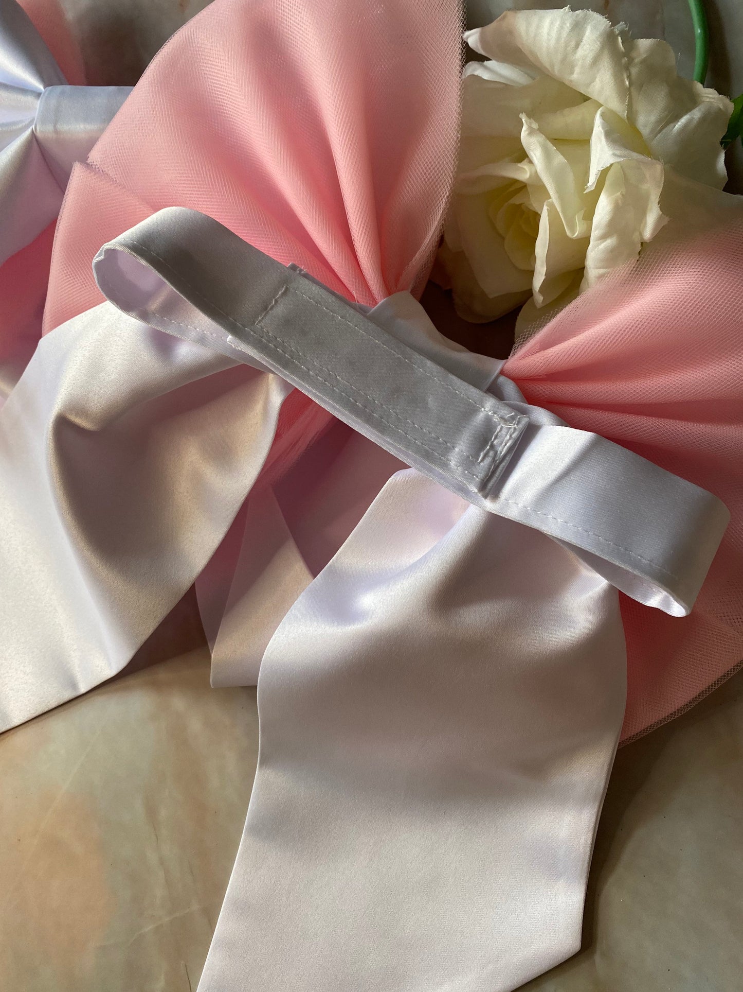 Beautiful TuTu Bow Curtain Tie Back Set