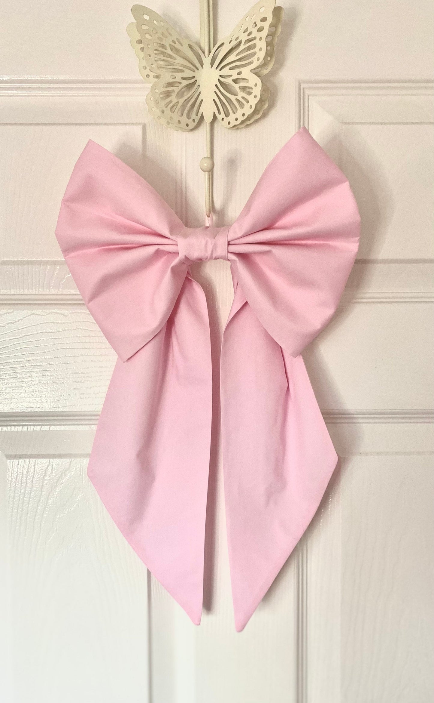 Versatile Handmade Decorative Bow – Cotton Fabric Door & Wall Décor
