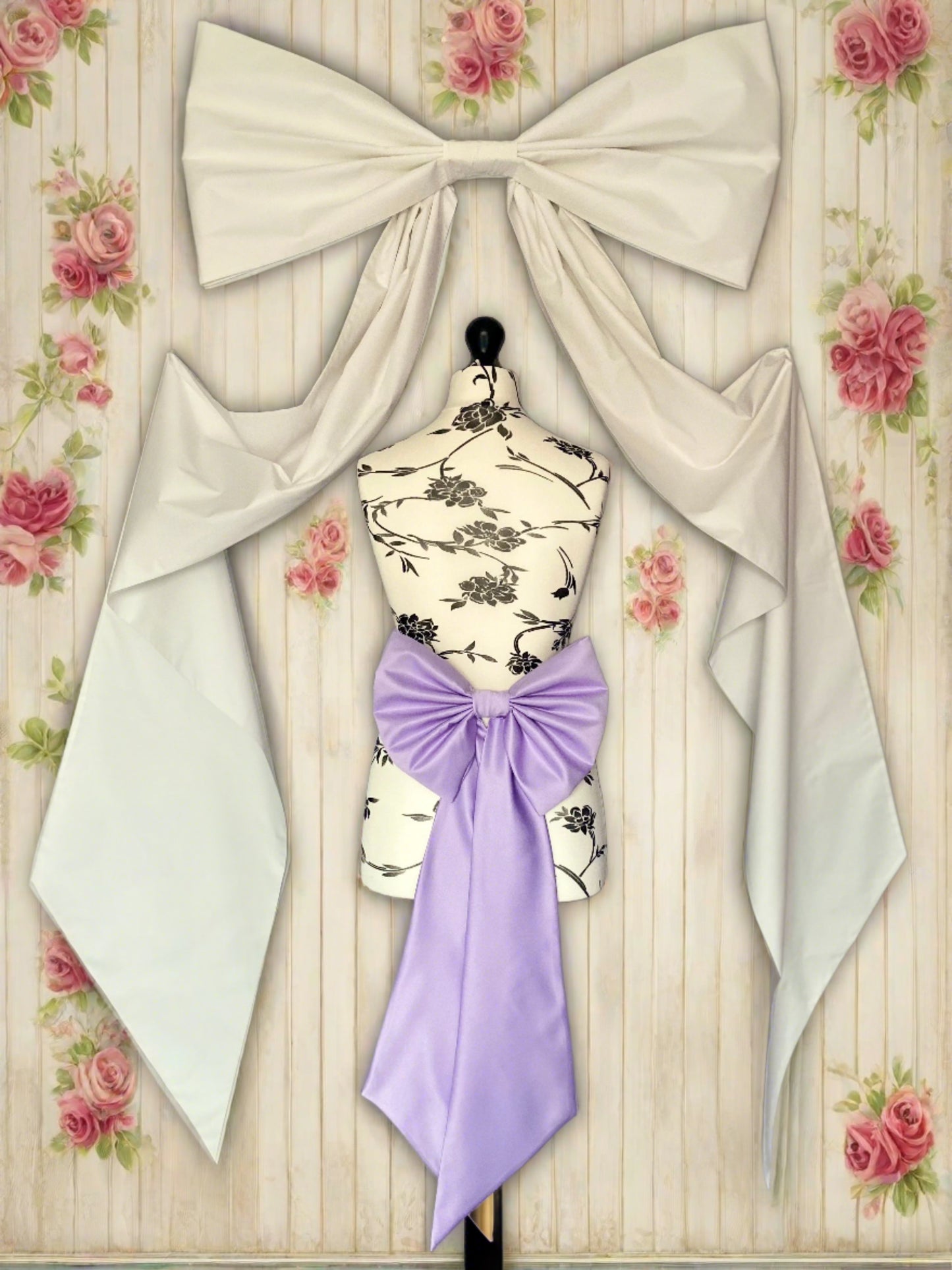 Cream Wall Bow