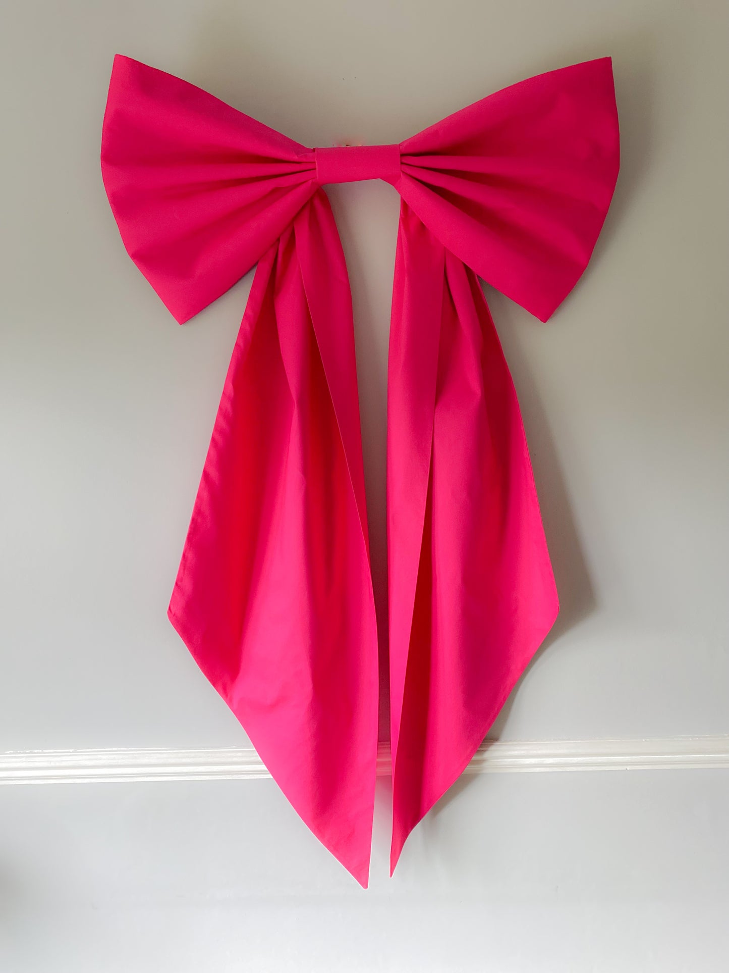 Fushia Large Wall Bow