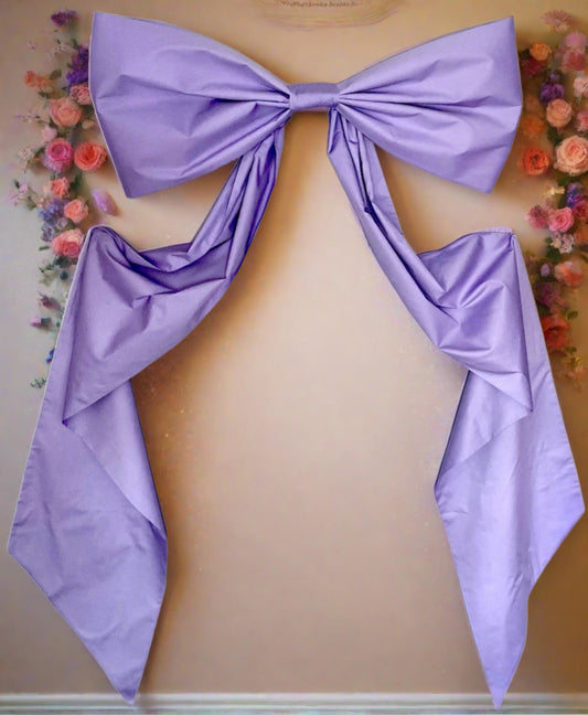 Lilac Wall Bow