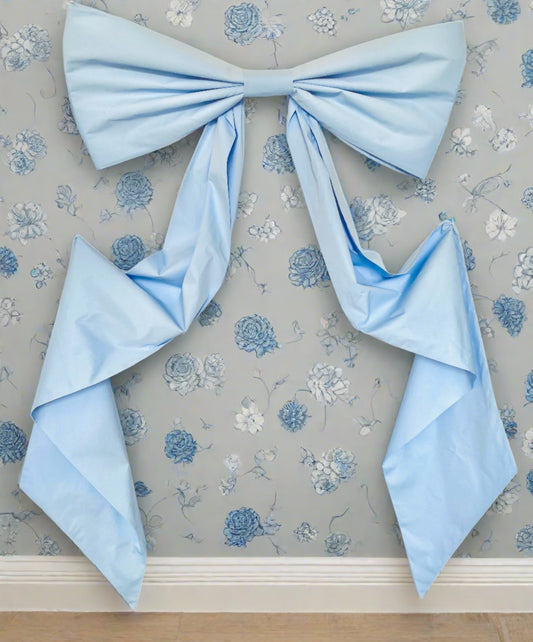 Baby Blue Wall Bow