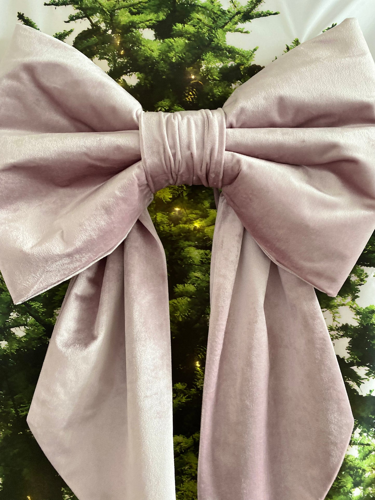 Large Velvet Christmas Bow