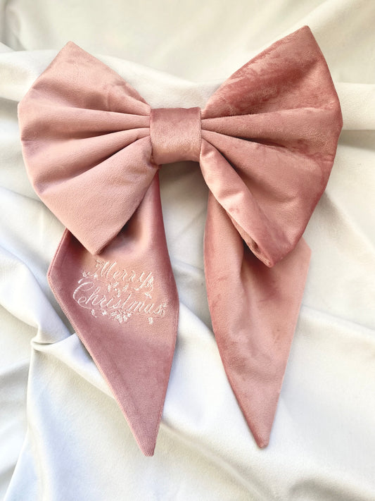 Pink Christmas Bow