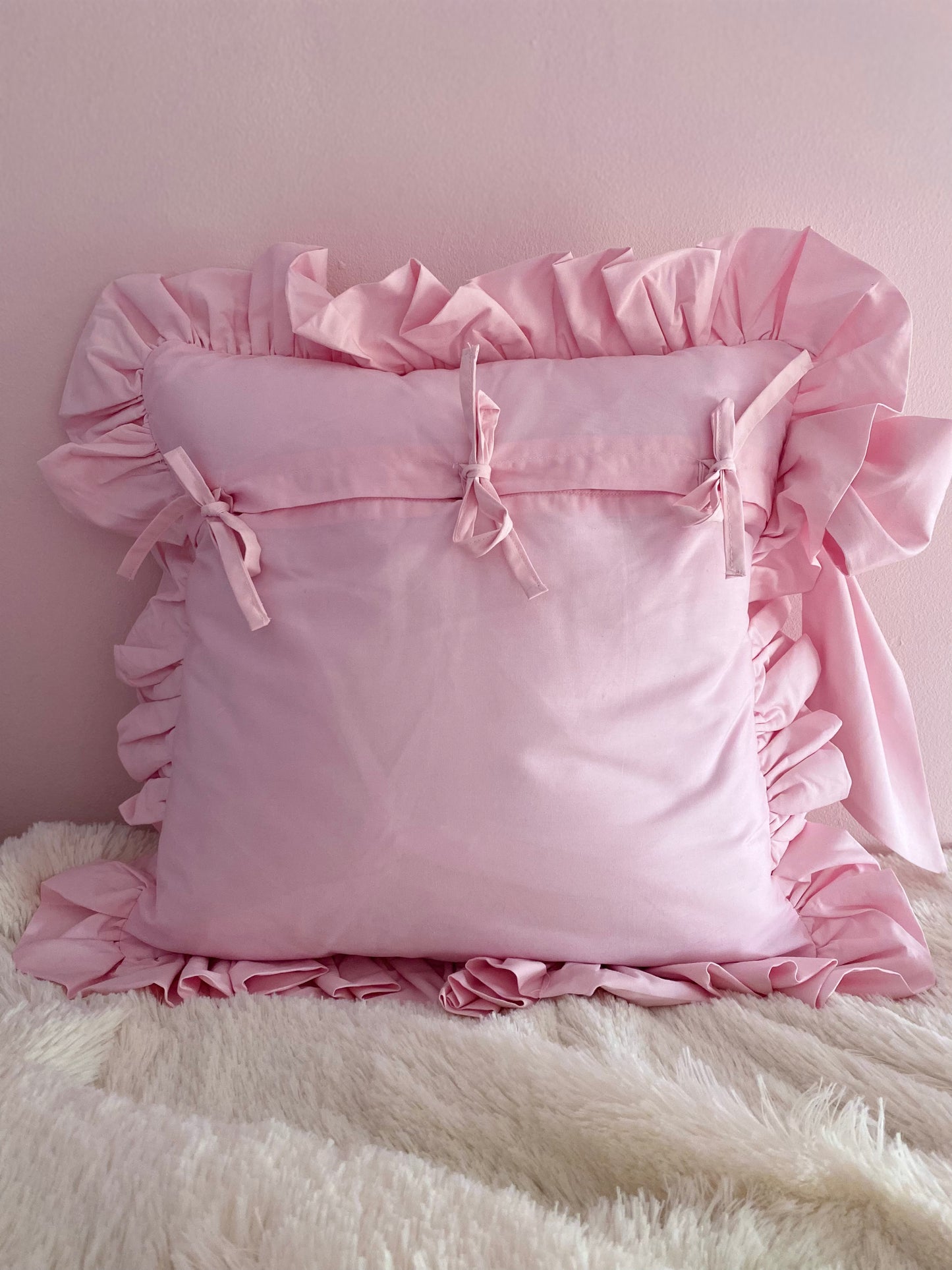 Floral Bow Cushion