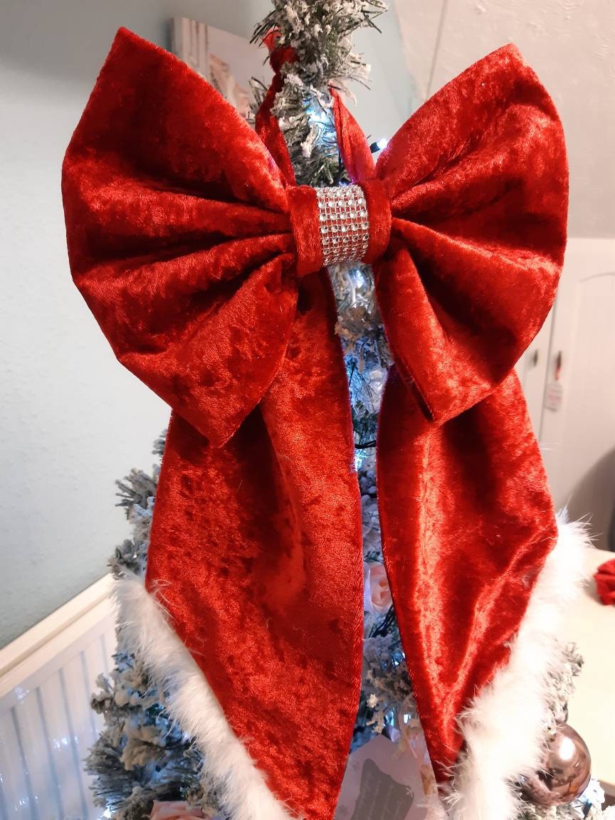 Velvet Christmas Bow