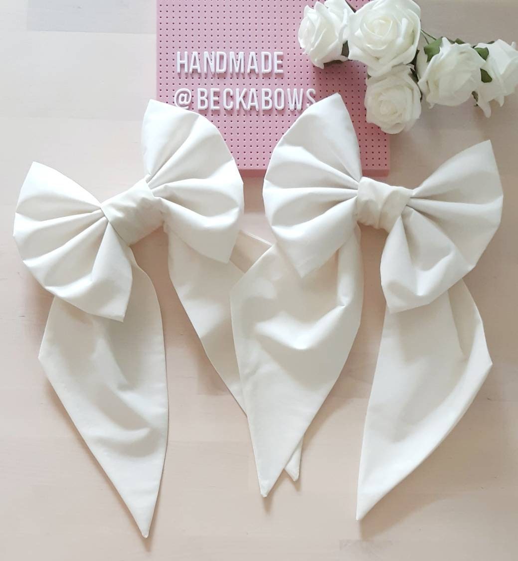 Handmade Multi-Purpose Bow – Cot, Moses Basket & Curtain Tiebacks