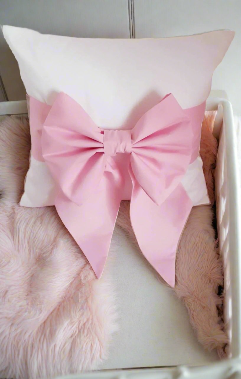 Cotton Bow Cushion