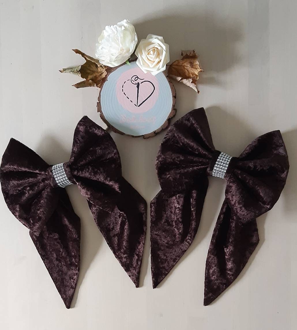 Bow Curtain Tie Back Set