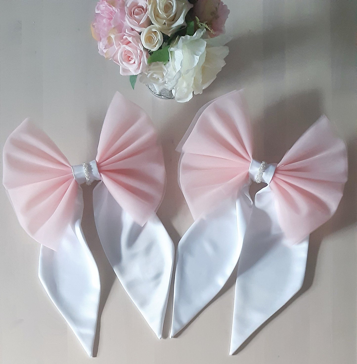 Beautiful TuTu Bow Curtain Tie Back Set