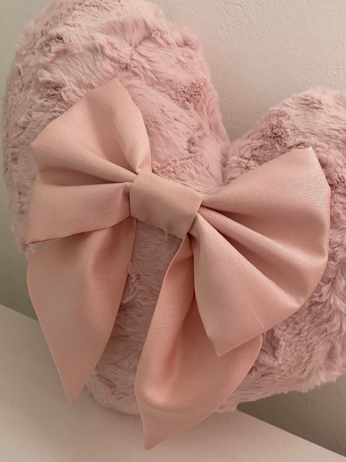 Beautiful Decorative Heart Bow Cushion