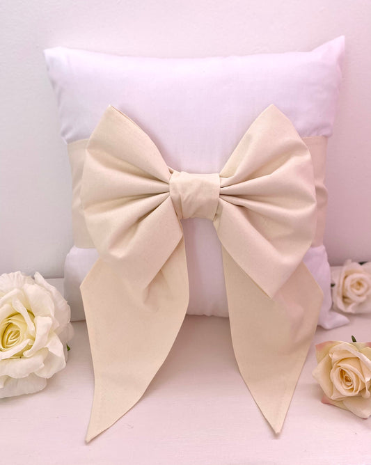 Cotton Bow Cushion