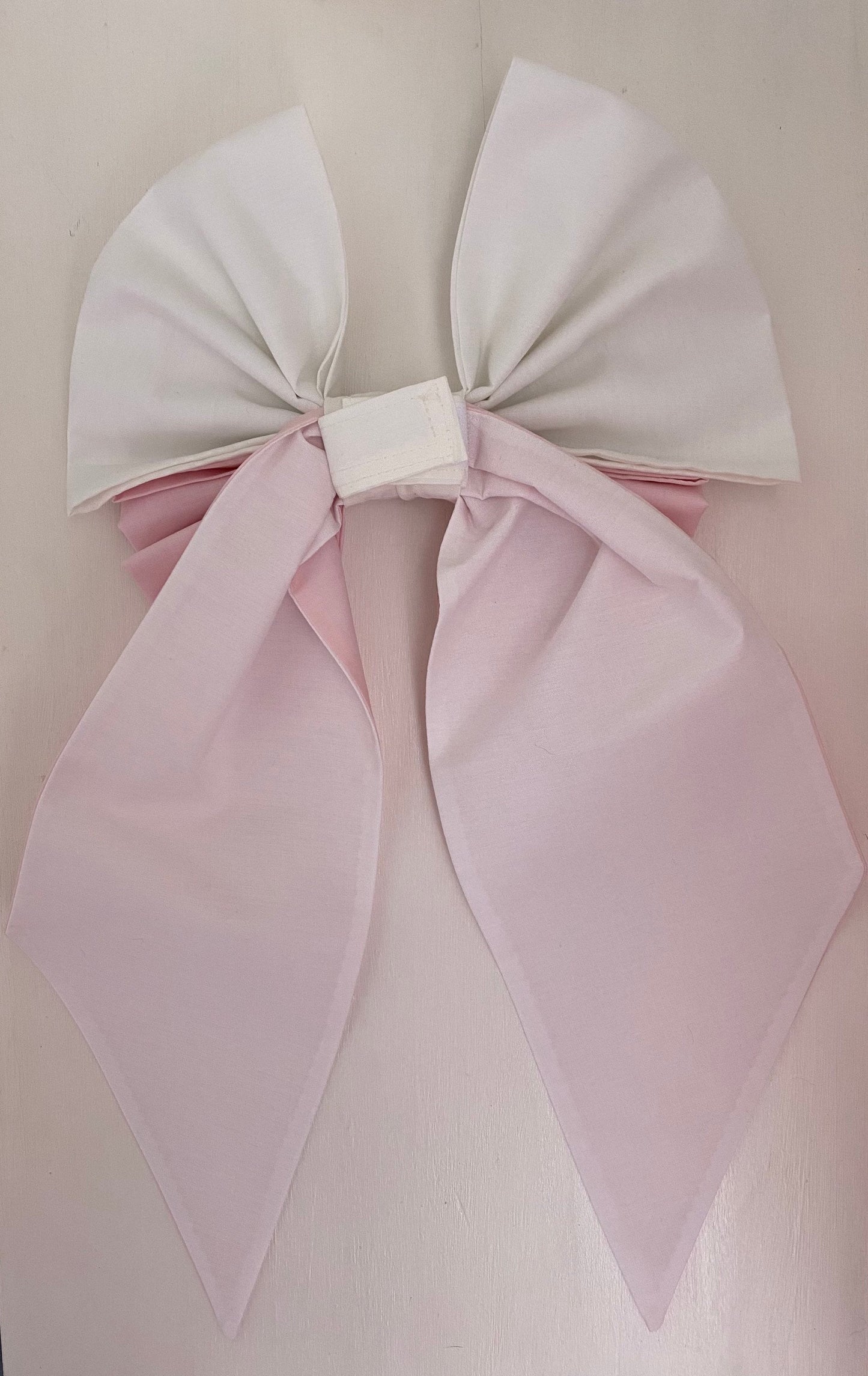 Pink & Ivory Mix Cot Bow