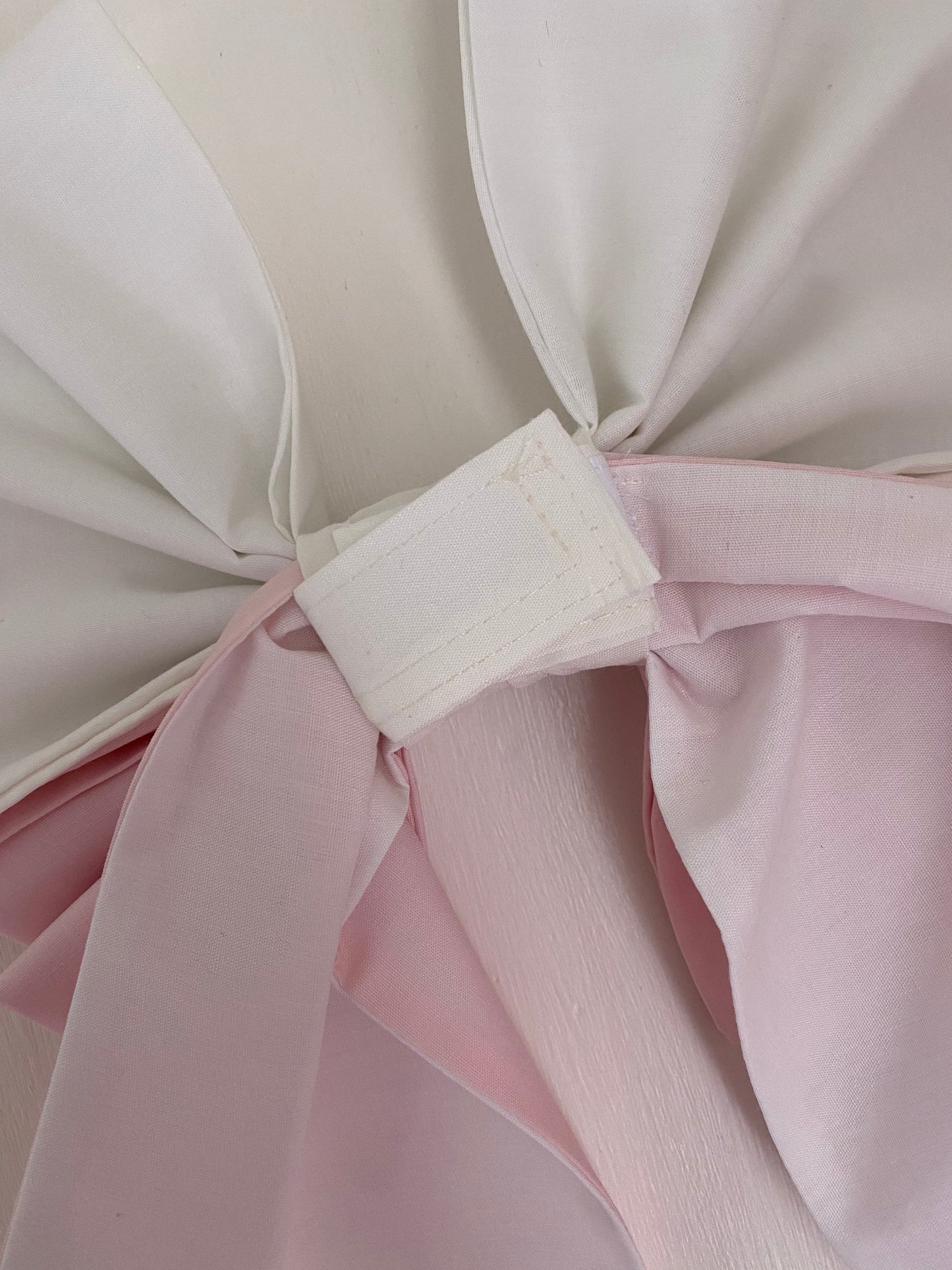 Pink & Ivory Mix Cot Bow