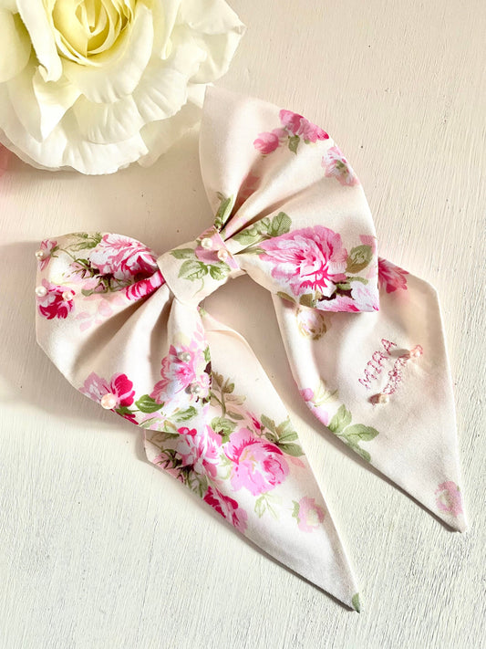 Floral Hair Bow