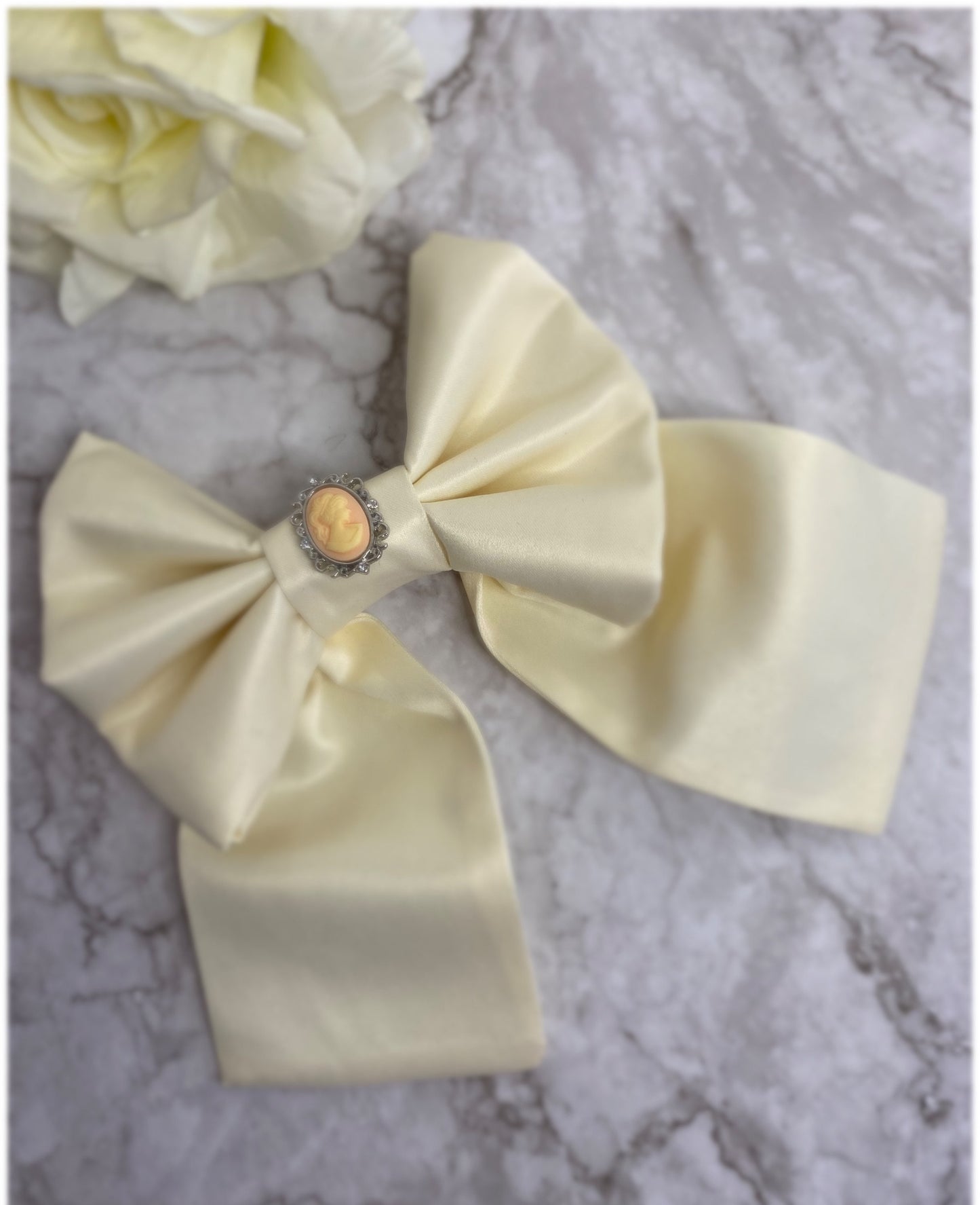 Duchess Satin Hair Bow/ Christmas tree bow