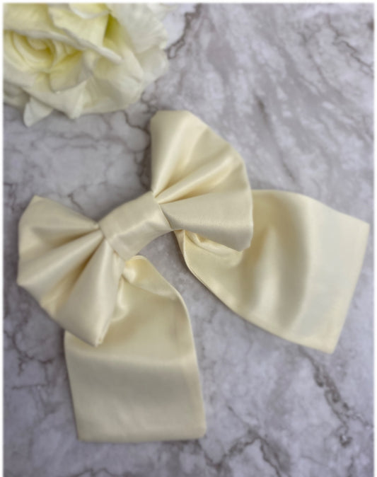 Duchess Satin Hair Bow/ Christmas tree bow