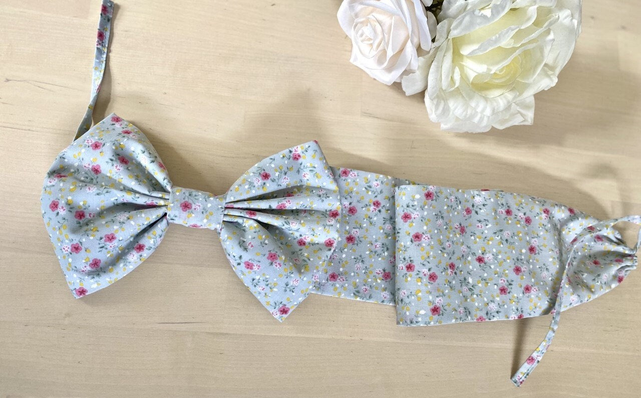 Floral Bow headband