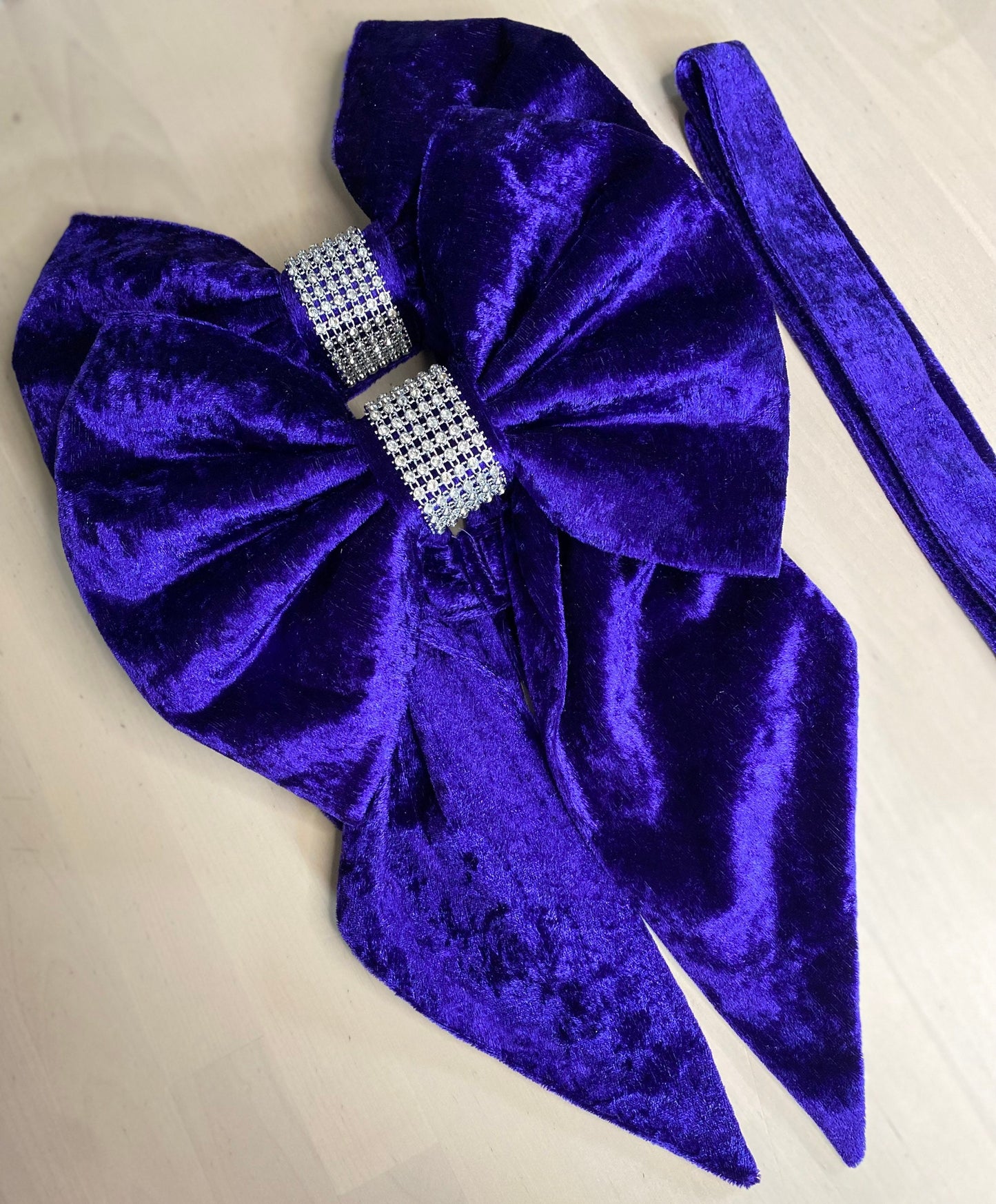 Diamante Bow Curtain Tie Back Set