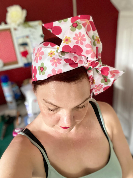 Floral Tie Headband