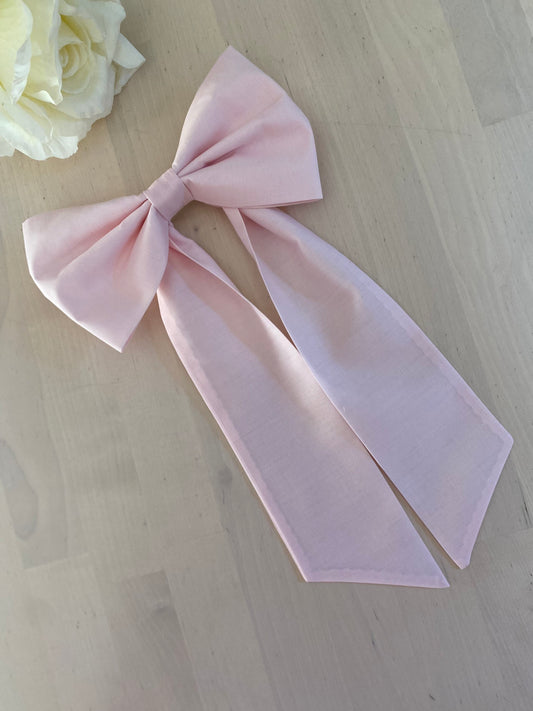 Cotton Bow Hair Clip