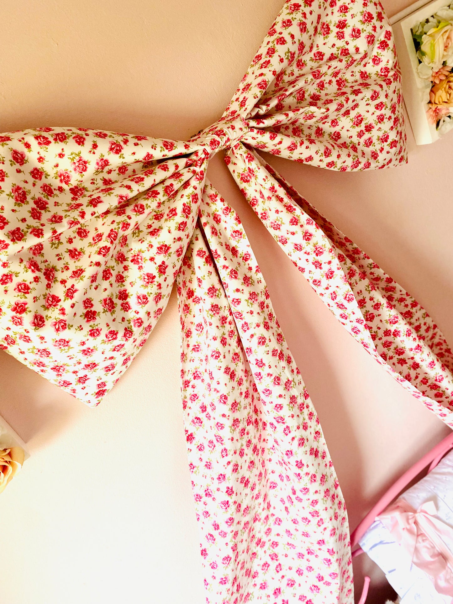 Floral Wall Bow