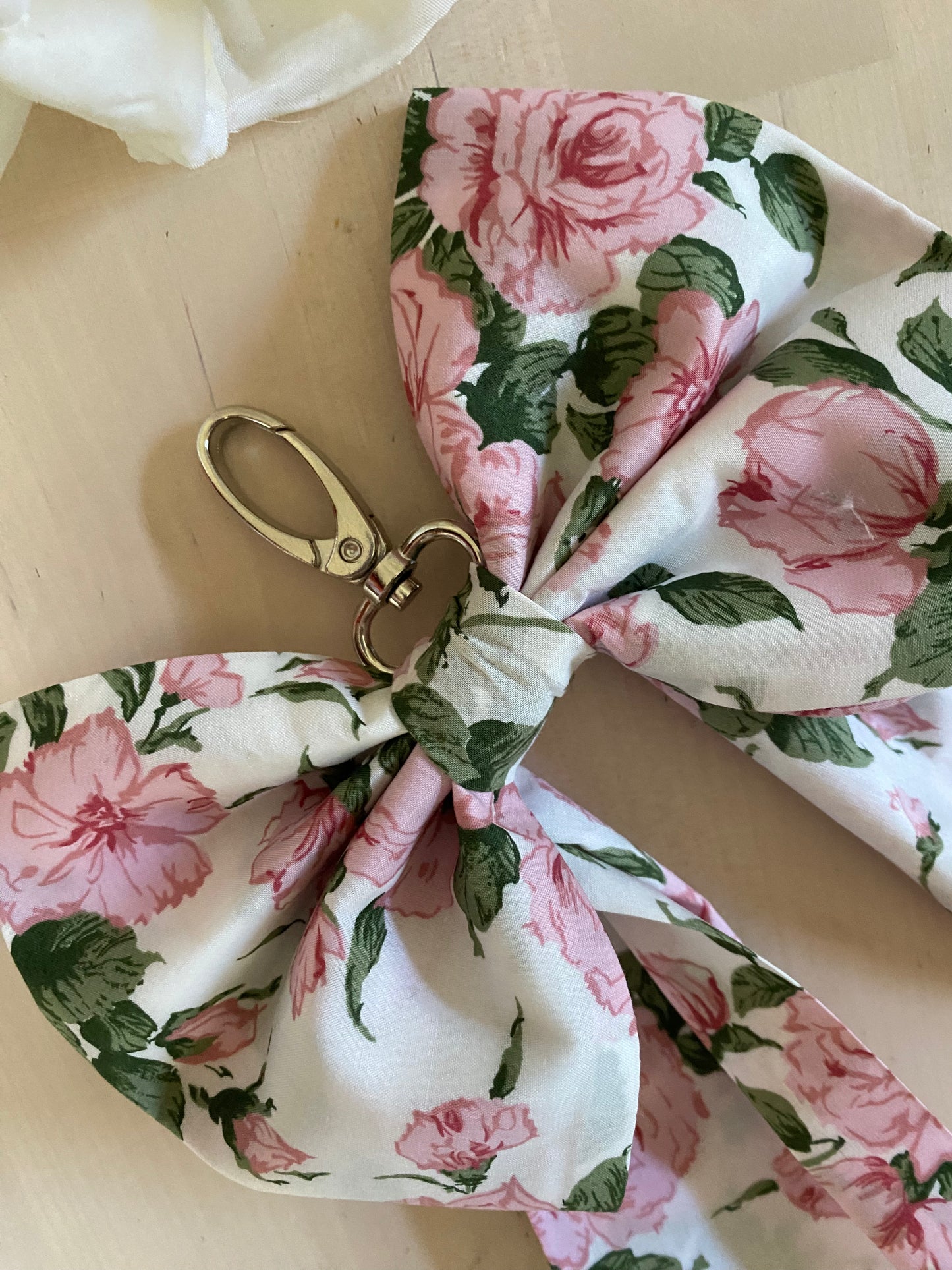 Liberty fabric, Rose Bag Bow