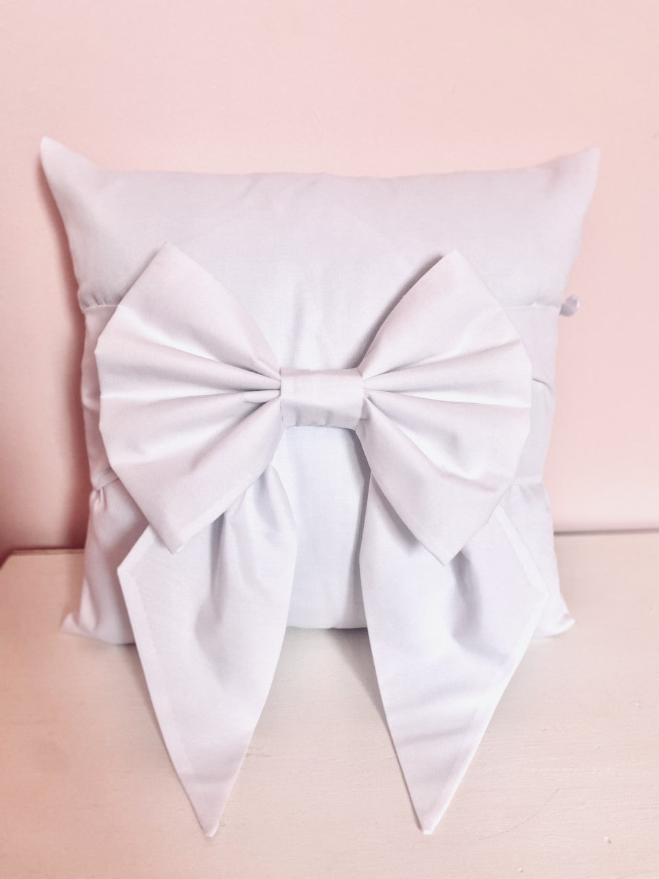 Cotton Bow Cushion